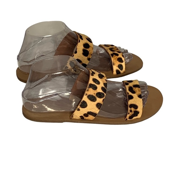 J. Crew Woman’s Leopard Print Sandals, Size  7 - Picture 3 of 10